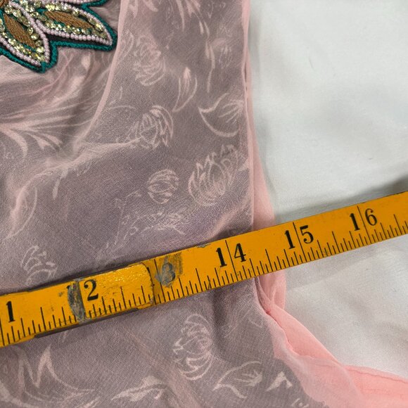 Zola Earthly Fashions Multicolor Hand Beaded Indian Dress           Lot A - Picture 4 of 8